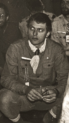 Autor w trakcie I Zjazdu ZHR w Sopocie.